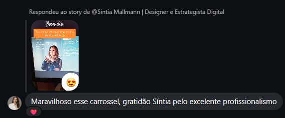 Depoimento de cliente